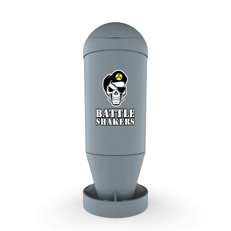 Battle Shakers أدوات معركة شايكر | أكواب شايكر ذات طابع عسكري | صاروخ، قنبلة، طوربيد، رصاصة | زجاجة شايكر مع حجرة تخزين | زجاجات شايكر بروتين | 20 أونصة - Image 5